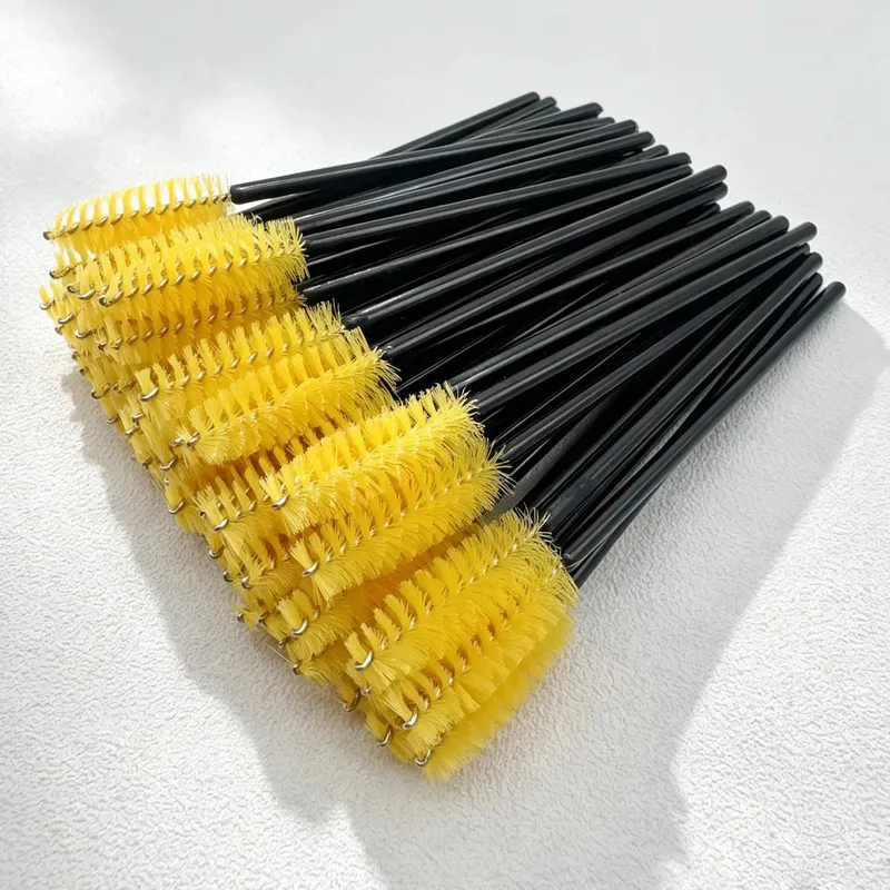 50 τμχ Βουρτσάκια βλεφαρίδων μίας χρήσης Crystal Eye Lash Mascara Wands Glitter Lash Comb Spoolies Μικροεφαρμογές μακιγιάζ — image 15