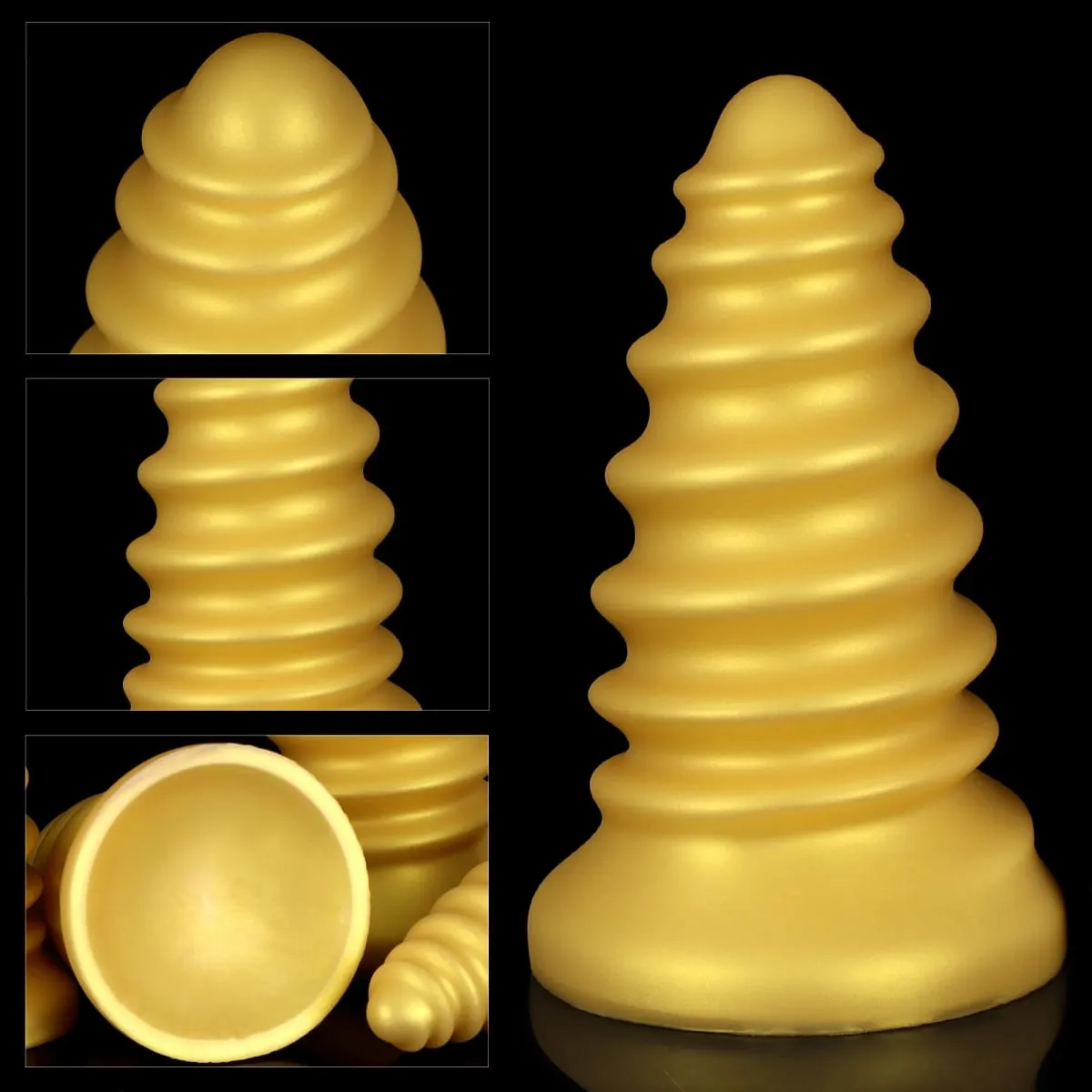 Huge Anal Plug Anal Training Dilator Big Dildo Ass Long Screw Butt Plug Large Gay Sex Toy for Women Men Prostate Massage 18