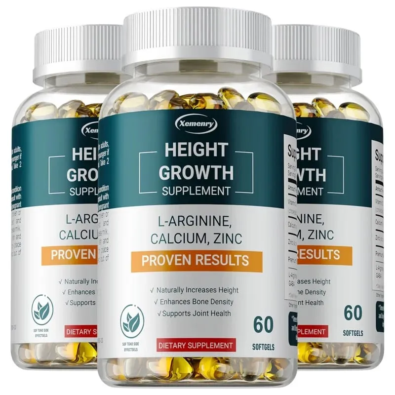 Height Growth Supplements - Bone Strengthening and Growth Promotion for Children Teens and Adults