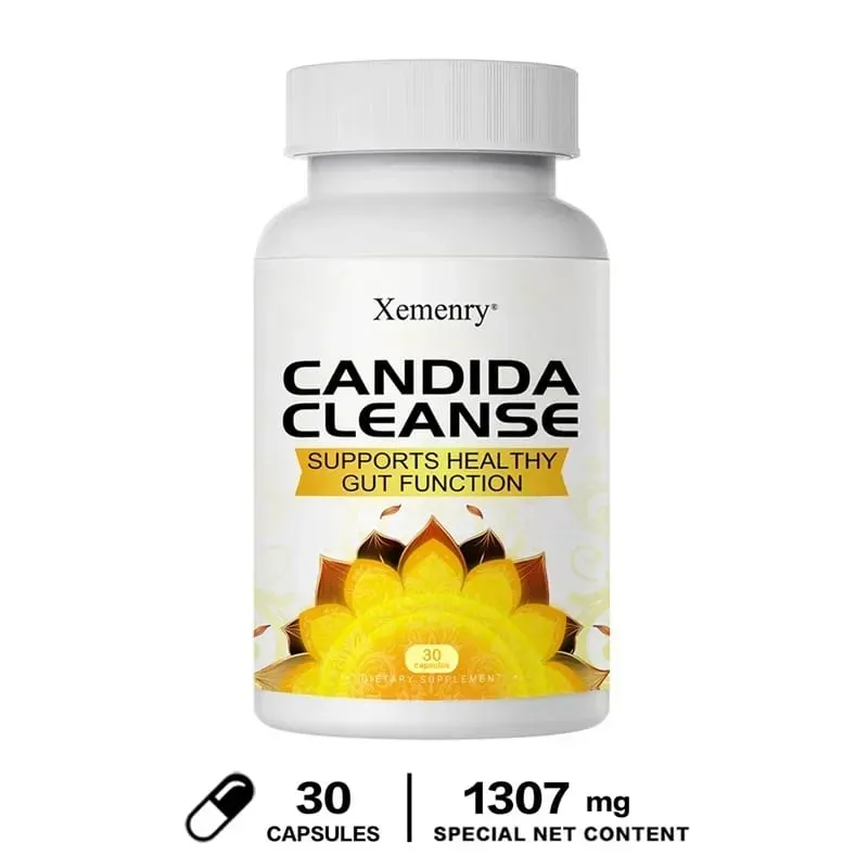 Candida Cleanse - Nagtataguyod ng Intestinal Cleansing at Detoxification Nagpapabuti ng Digestion at Pinapaginhawa ang Constipation at Bloating