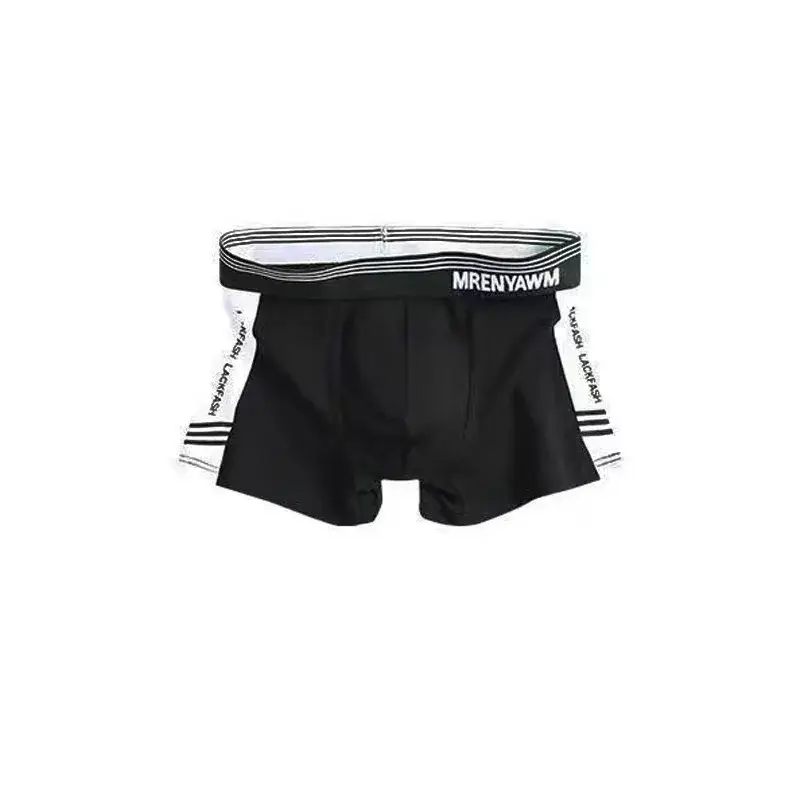 Men's underwear - Pure cotton straight-leg pants, all-cotton comfortable four-cornered pants, men's shorts