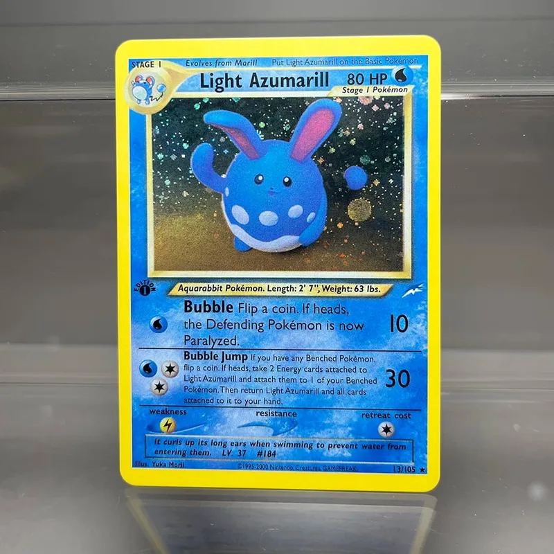 Neo Destiny Charizard PTCG Single Collection Card 1st Edition 1996 Tyranitar Gengar Card PKM Proxy Cards Toys Gifts