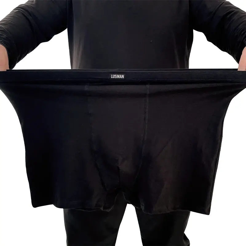 90-200kg 남성용 복서 반바지 플러스 사이즈 속옷 전체 코튼 원단 고품질