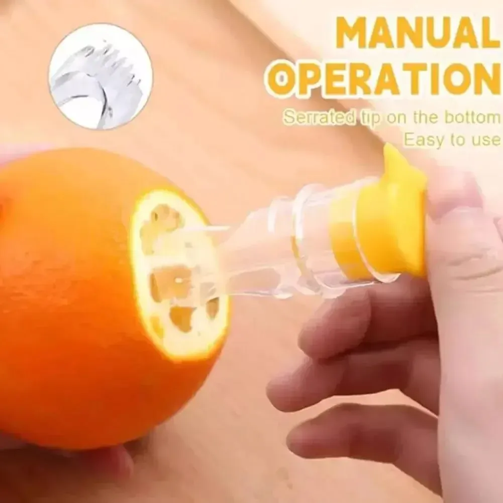 NEW Plastic Manual Citrus Juicer Mini Lemon Juicer Orange Squeezer Easy Juice Extractor Freshness Preserving Kitchen Sttuff