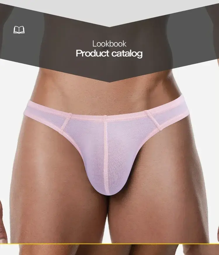 Summer New Men Underwear Cool Breathable Moisture Wicking Briefs Sports Supportive 3D Pouch Panties with High Elastic Waistband