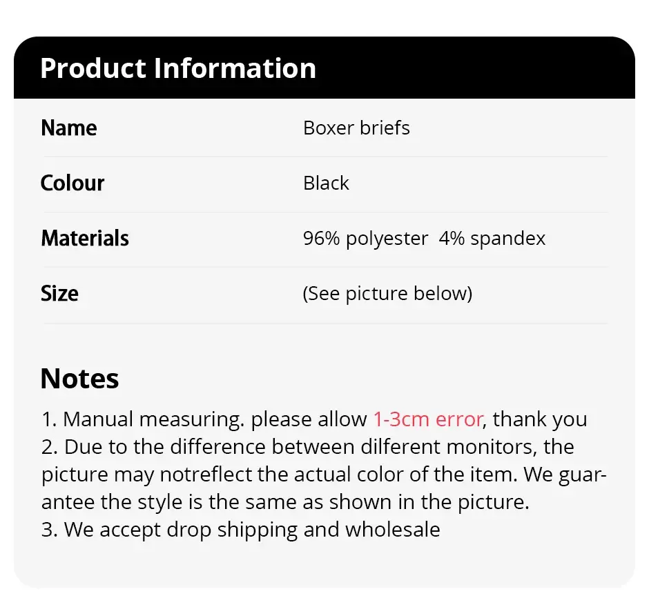 5-piece Set Of Men's Black Classic Elastic Waisted Underwear Quick Drying Comfortable Sporty Youth Trend Flat Corner Pants