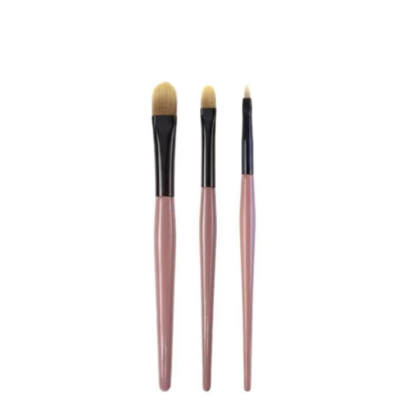 1/3 Buah Kuas Concealer Foundation Ultra-tipis Kuas Rias Wajah Kuas Kontur Alat Rias Wajah — image 6
