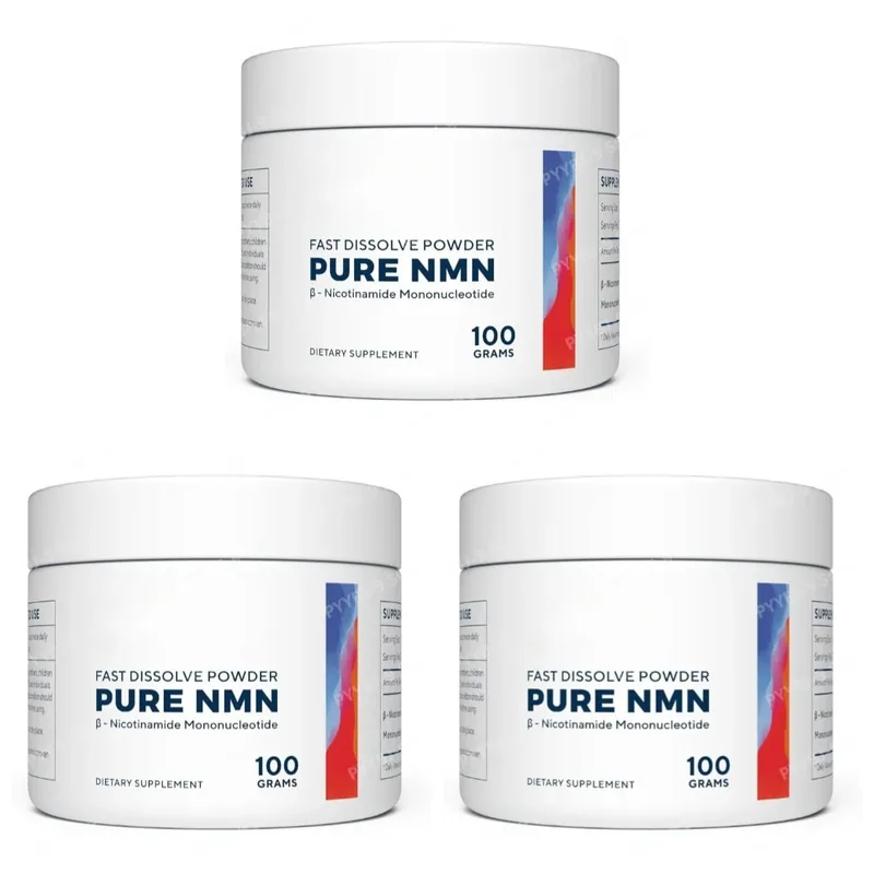 NMN Powder 100g Nicotinamide Mononucleotide 500mg Bawat Serving Fast Dissolving Formula High Purity Vegan Friendly Supplement