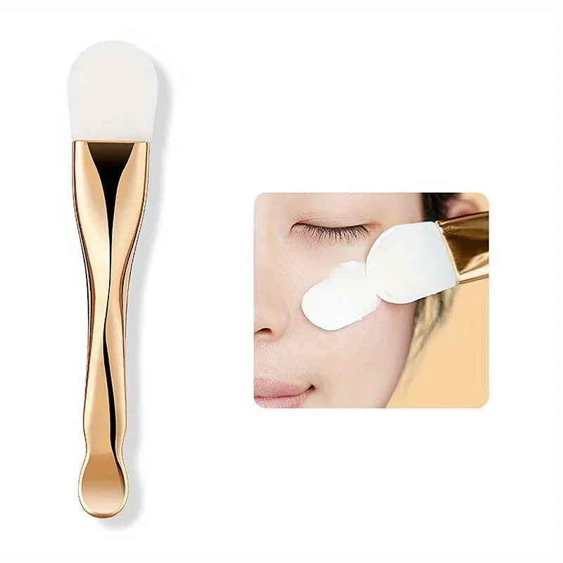 Double Head Silicone Facial Mask Brush Paglilinis ng Mukha Scraper Daub Uri ng Mud Film Espesyal na Brush Beauty Tool Brush Mga Make up Brushes