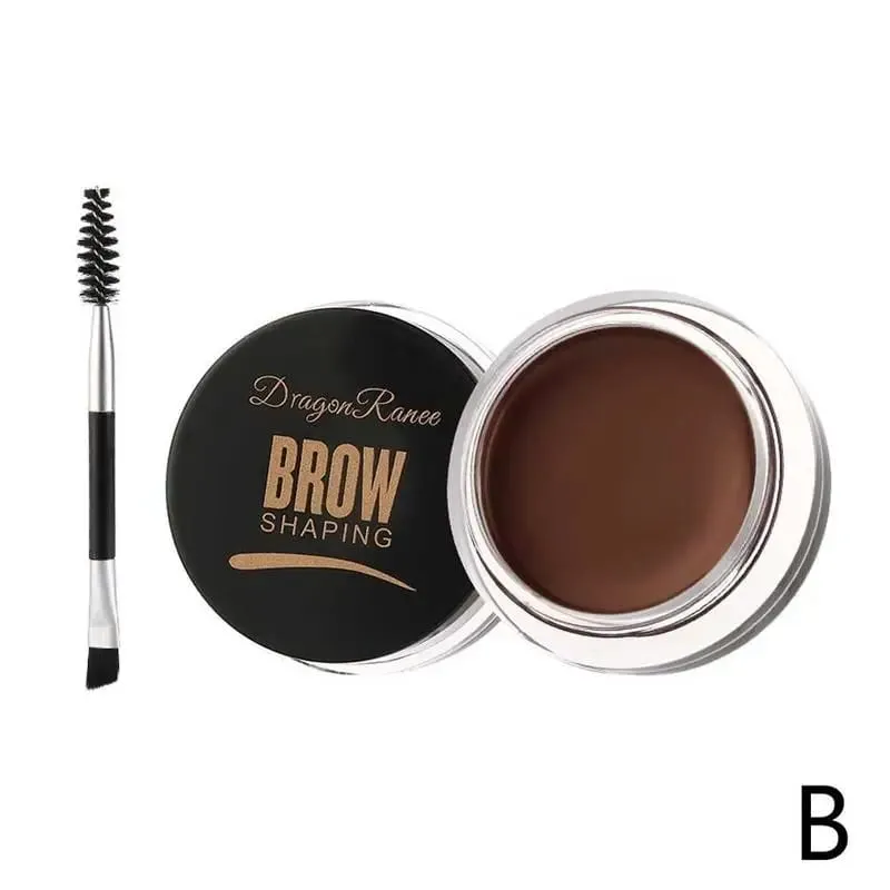 דבק עיצוב גבות Pomade סבון עיצוב גבות גבות ג'ל מתקן שעווה עם מברשת לנשים קוסמטיקה לגבות איפור ג'ל גבות