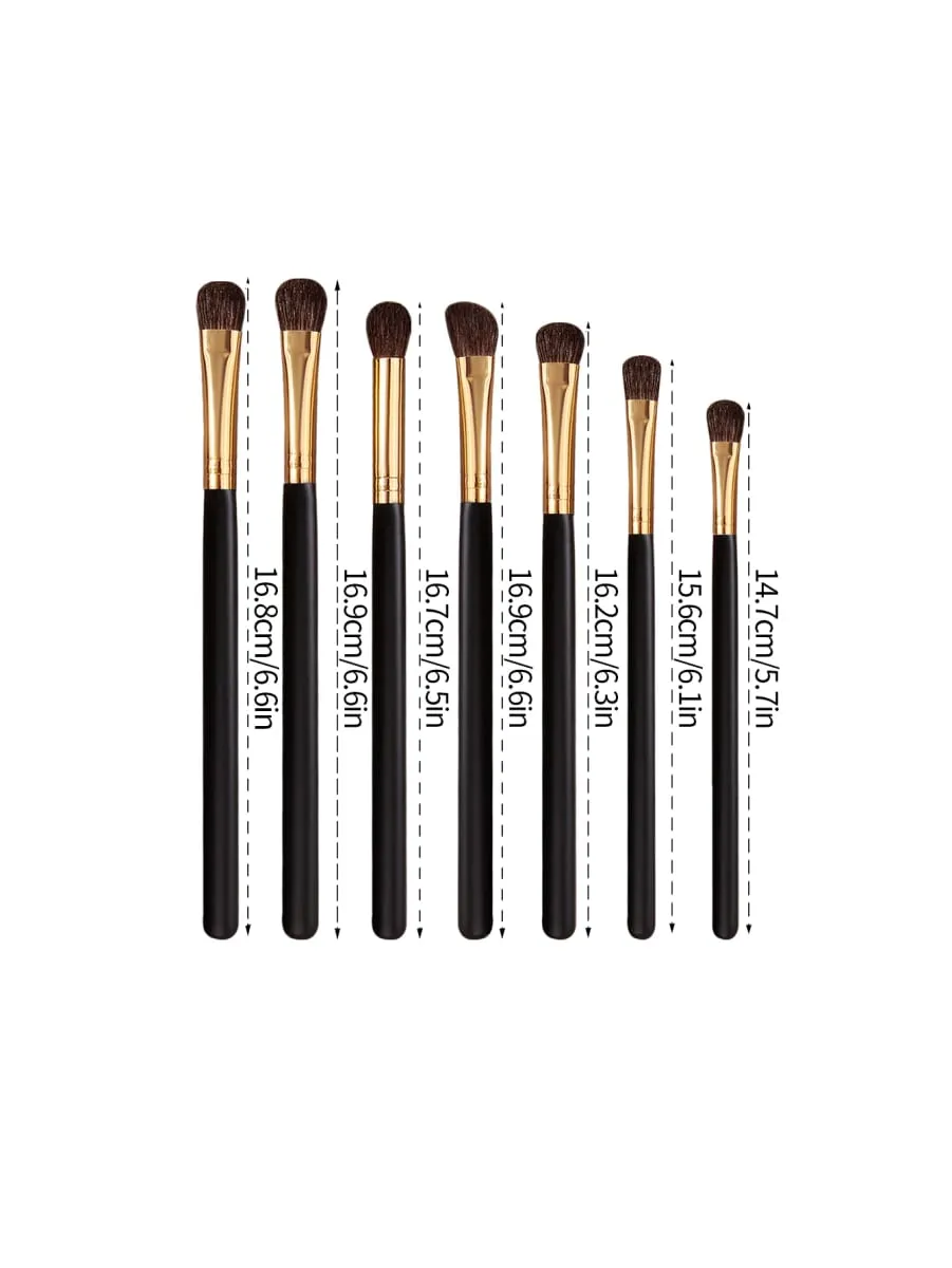 14 na pirasong Wooden-Handled Eye Makeup Brushes Ang Eyeshadow Brushes at Eyebrow Brushes ay Multi-Functional Beauty Tools