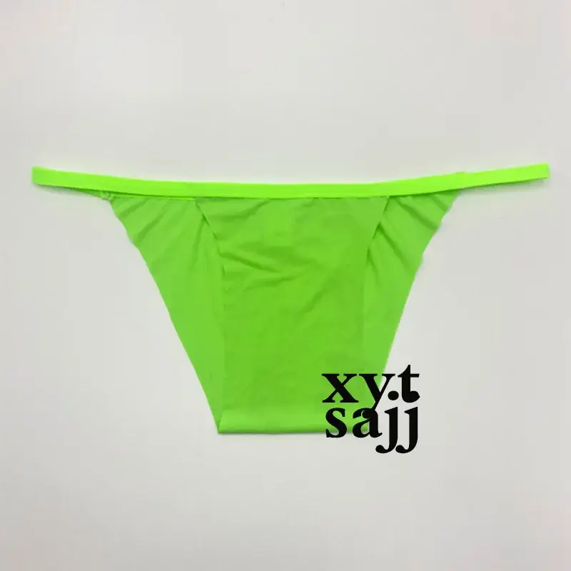 Low‑Rise Unisex Triangle Underwear One‑Piece Molding Solid Color No‑Elastic Design Non‑Binding Comfort Sexy Brief Panties
