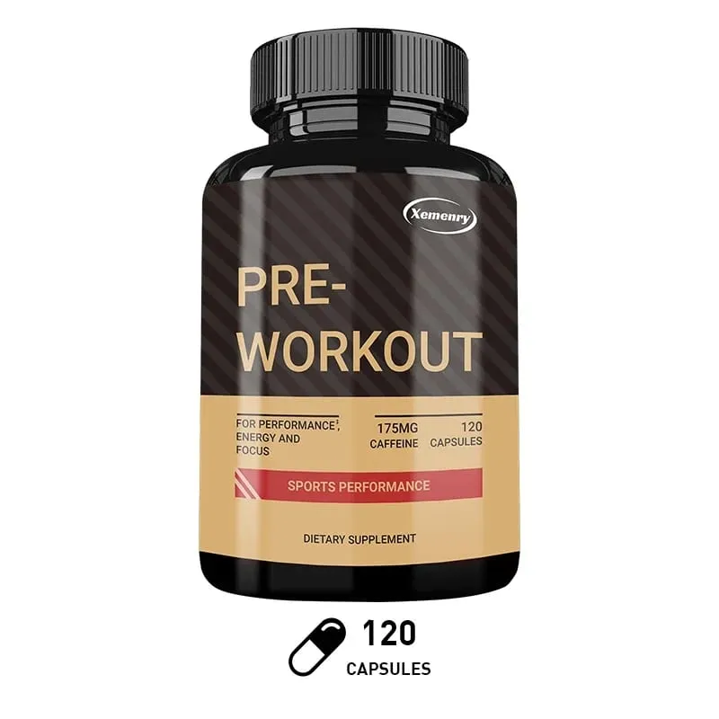 Pre-Workout Supplement - Muscle Building Endurance Support Heart Health Circulation