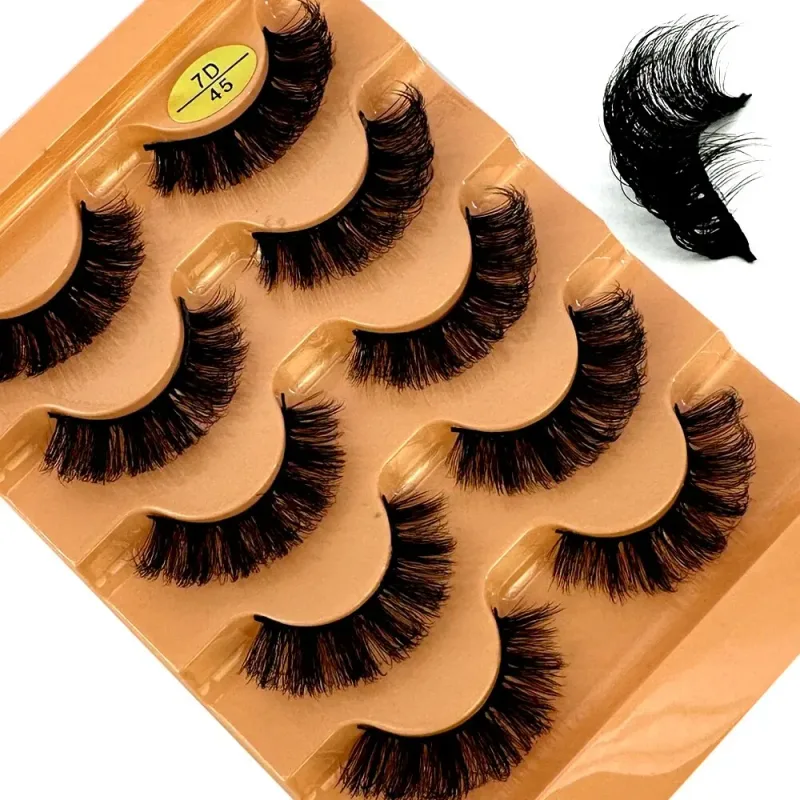Fluffy Lashes Mink False Eyelashes Thick Cat Eye Makeup Long Natural Volume 3d Eyelashes Extension Χονδρική Βιζόν Βλεφαρίδες