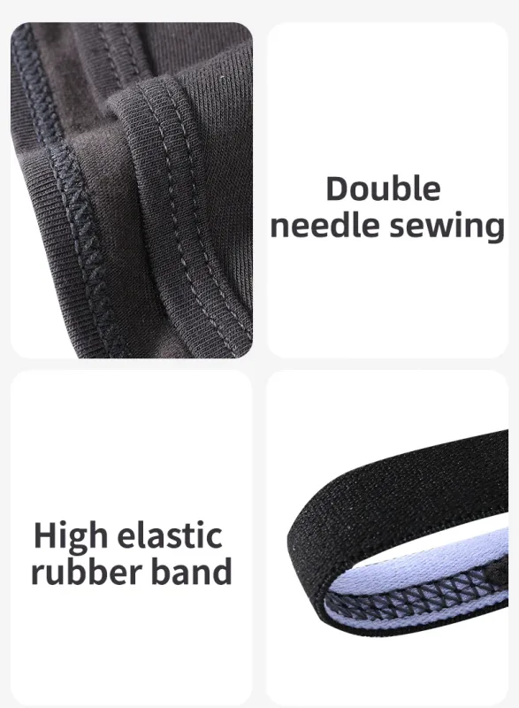 3PCS Men's Japanese Style Fundoshi Cotton Underwear, Breathable Comfort Sports Thong for Men, No Pouch, Sexy Loincloth Private