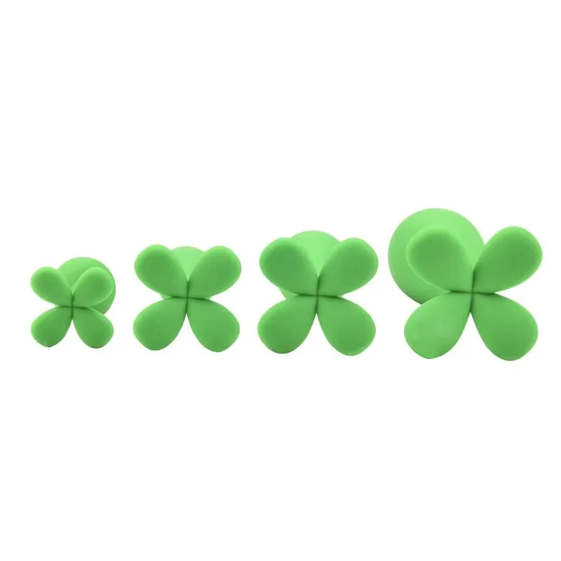 Silicone Anal Beads Butt Plug Set Mini Small Medium Large Anal Plug Four Leaf Clover Anal Trainer Sex Toy Men Women Gay