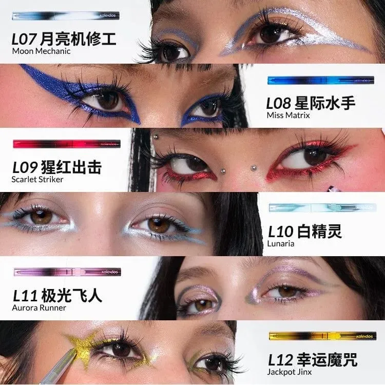 Kaleidos Automatic Gel Eyeliner Pencil Chameleon Eye Shadow Highlighter Chrome Glitter Σετ μακιγιάζ προσώπου Chameleon Diamond Powder