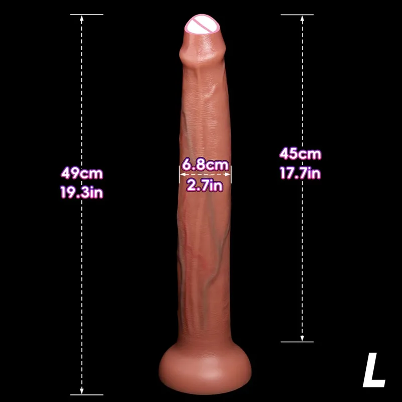 Εξαιρετικά μακρύ ρεαλιστικό Dildos G Spot Διέγερση βαθιάς αφής πέους κόλπος πρωκτικό Dildo Dick Παιχνίδια σεξ ενηλίκων για γυναίκες Ανδρικά βύσματα γλουτών