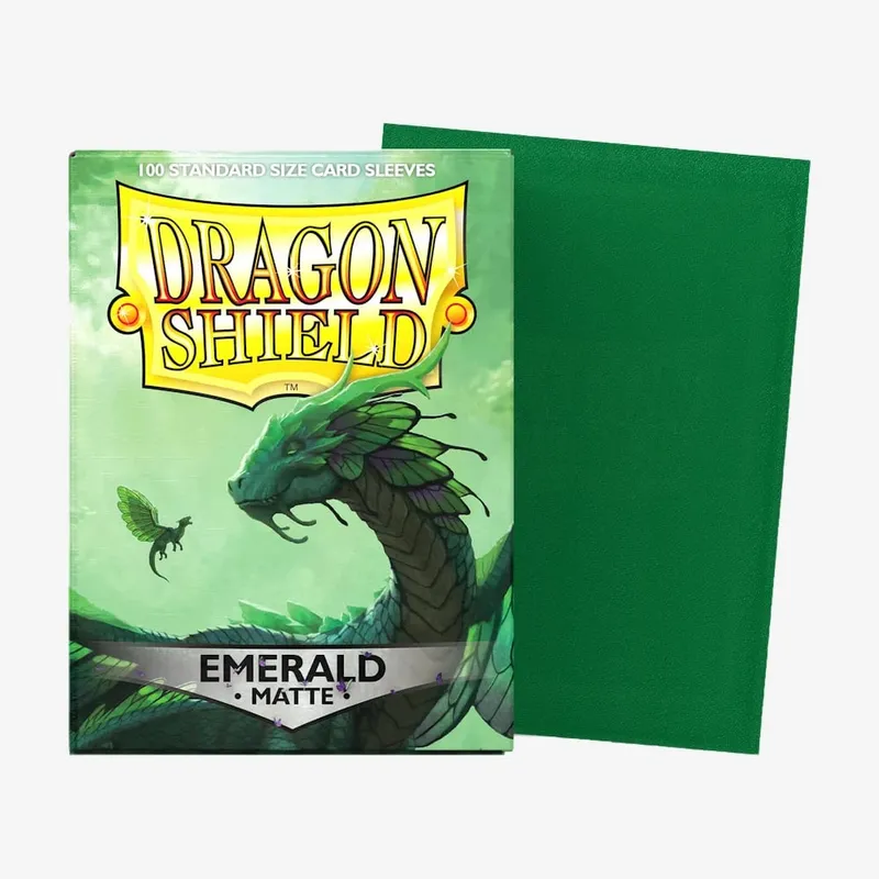 100 PCS/BOX 66x91mm Τυπικό μέγεθος Ματ μανίκια κάρτας Demark Dragon Shield για μανίκια επιτραπέζιων καρτών παιχνιδιών MTG/PKM/YGO/TCG