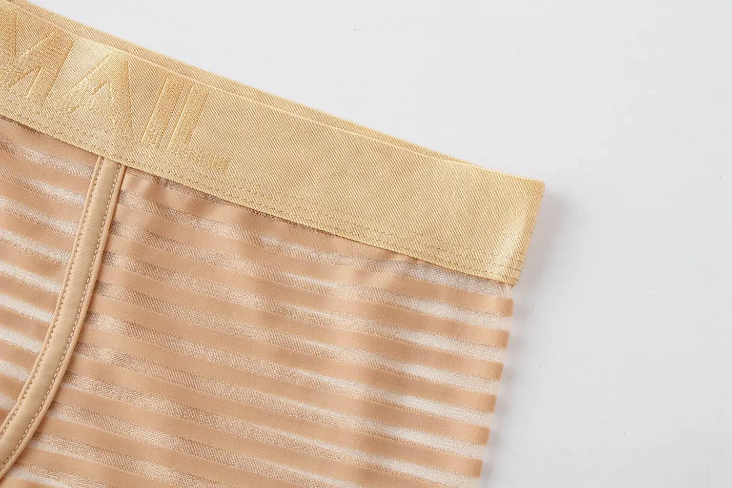 Sexy Men Underwear Boxer Shorts Transparent Mesh Underpants Trunks Men Panties Low Waist Nylon Breathable Quick Drying