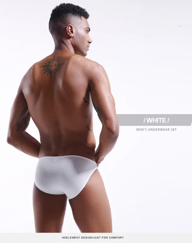 Men's underwear with a U-shaped protruding modal, thin, elastic and sexy low-waisted tight underpants