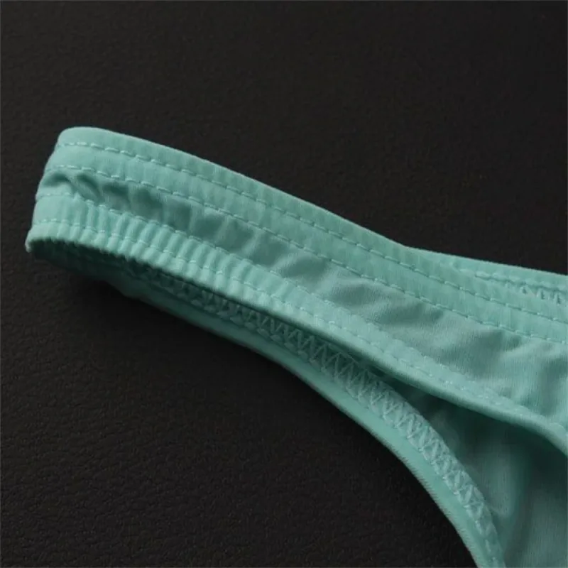 Sexy U Convex Briefs Thin Underwear Men Summer Breathable Silky Panties Male Calzoncillos Plus Size M-XXL