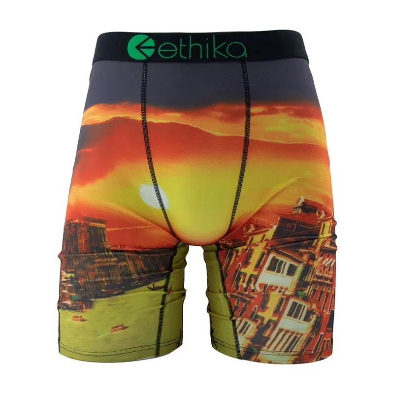 1Pcs Men Underwear Boxers Breathable Mesh Crotch Mens Panties Plus Size S-3XL Summer Man Underpants Men's Boxers Briefs