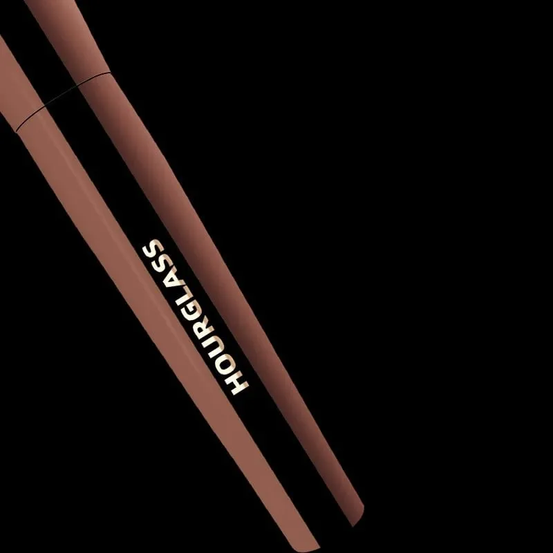 Hourglass Makeup Brush-Portable 7Pcs MINI Natural Hair Brushes Set-Powder Foundation Eyeshadow Travelling Makeup Tools