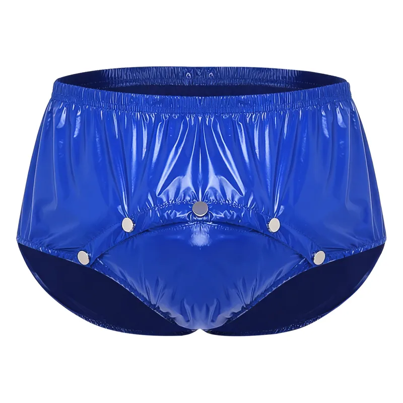 Men Waterproof Diaper Cover Elderly Bedridden Leak-proof Incontinence Briefs Tear-away Washable Adaptive Underwear Swimwear