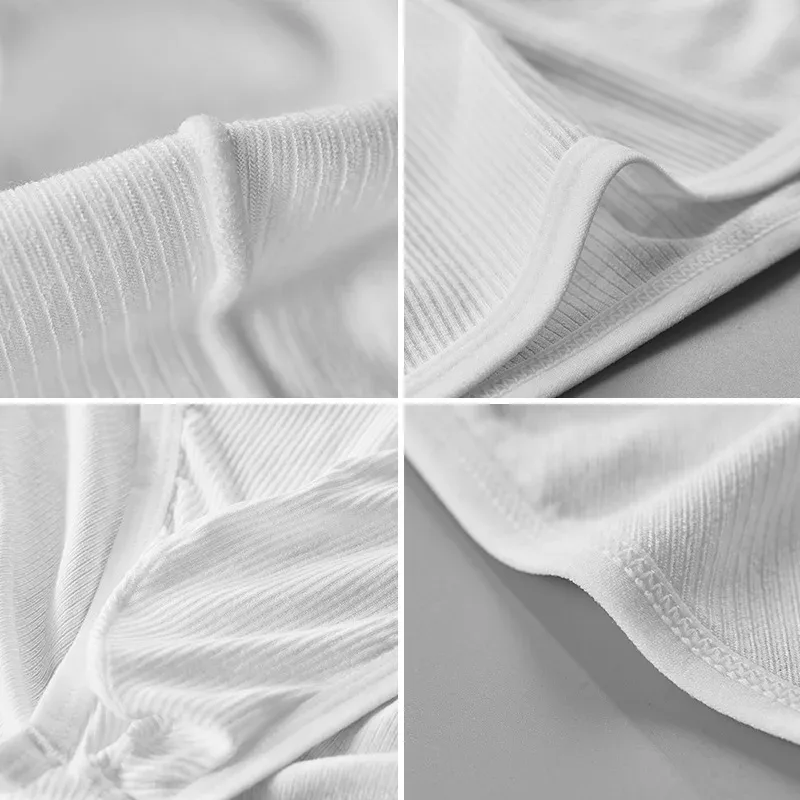 Men's Single Layer Briefs Ultra Thin U Convex Pouch Underwear Breathable Moisture Wicking Sexy Summer Panties