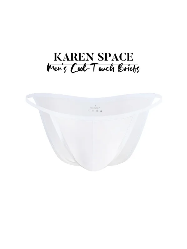 1PC Men's Sexy Low-Waist Briefs with Large Pouch Single Color Thin Belt Comfortable Thin Design for Summer Pure Color Underwear