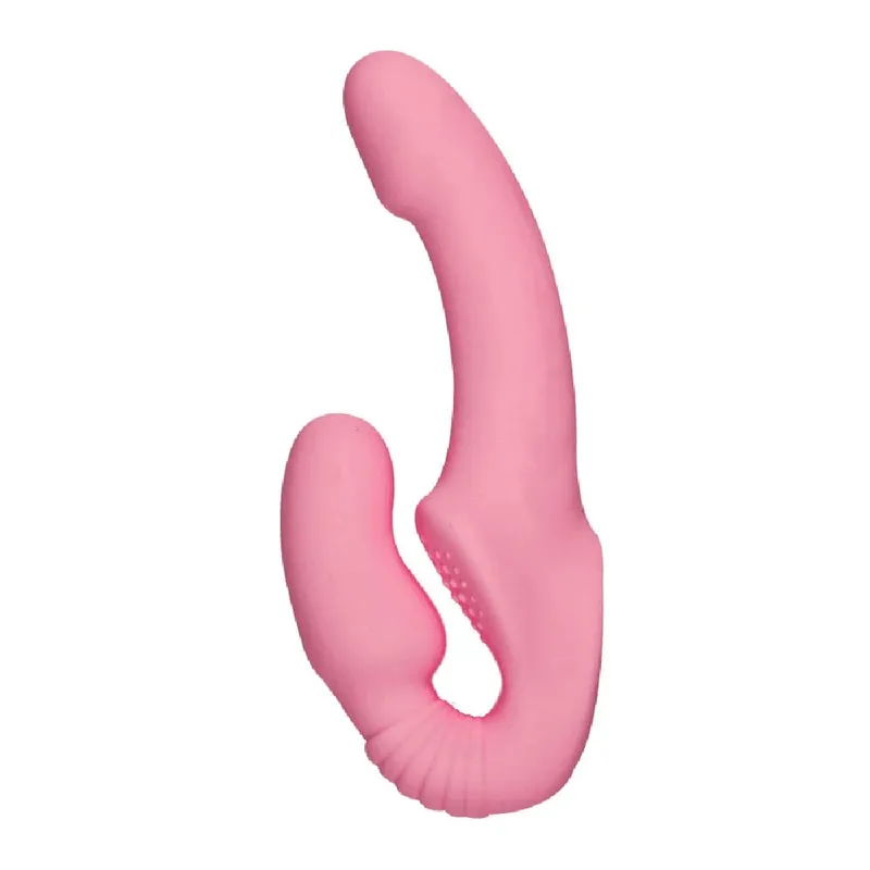 10 Speeds Strapless Strapon Dildo Vibrator Γυναικείο Διπλό Δονούμενο G Spot Παιχνίδια σεξ ενηλίκων για γυναίκες Μασάζ πρωκτού προστάτη για ζευγάρια — image 7
