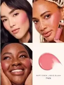 Rare Beauty Easy to Apply Highlighter Eyeshadow Palette Blush Hydrating Brightening Blush πουρέ πατάτας Ενισχύει τις λεπτομέρειες του προσώπου