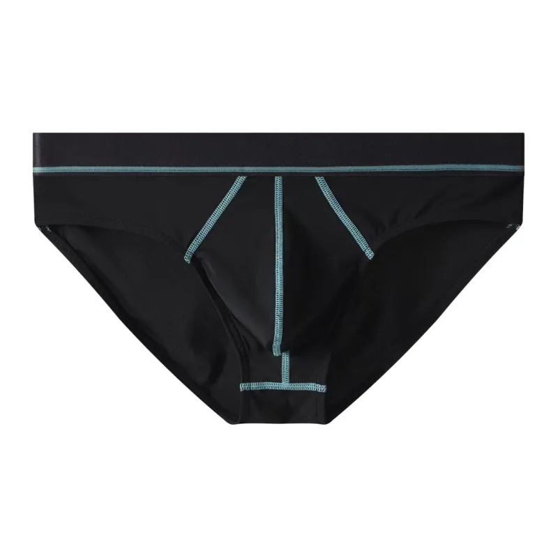 Men's ice briefs briefs Men's sensible pouch sports wicking sweat breathable mid-waist shorts