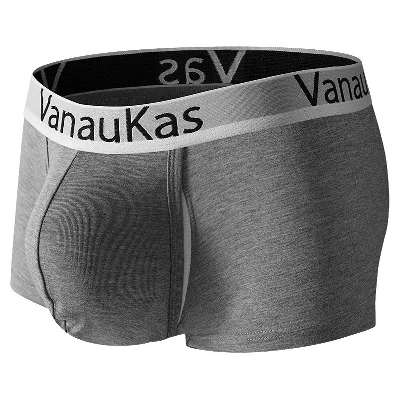 Mens Modal Underwear Boxer Shorts Convenient Pouch Opening for Male