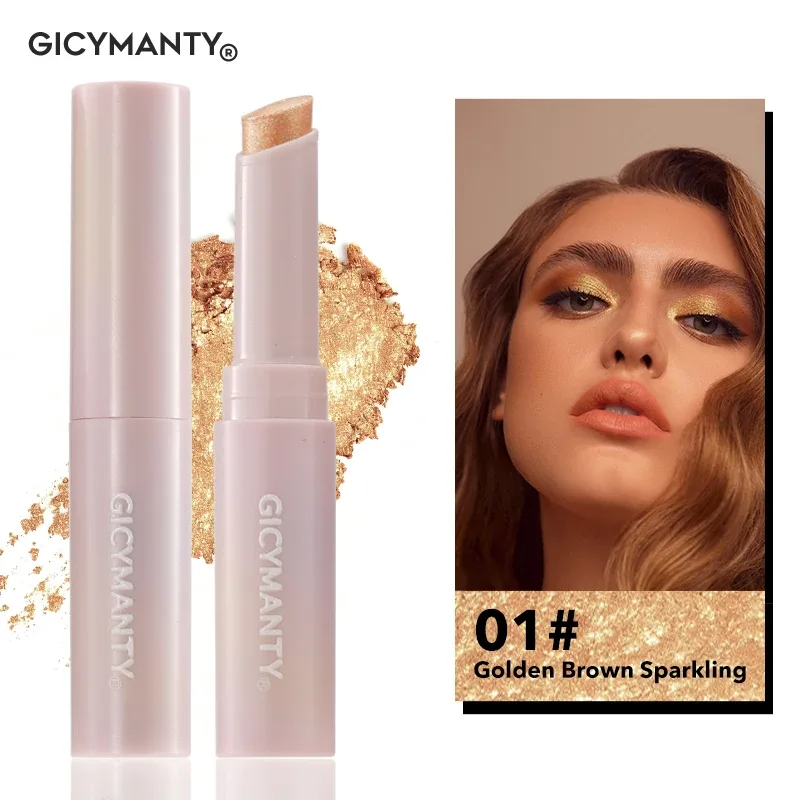Shimmer Eyeshadow Stick Quick-Dry Film Locking Light που δεν ξεθωριάζει Sparkle Eye Shadow Face Body Lip Highlighter — image 8