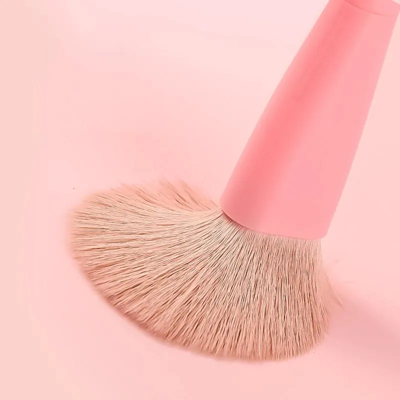 【B】1PC 4 σε 1 Travel Portable Multitasker Beauty Tools Brushes Makeup Αποσπώμενα πινέλα μακιγιάζ σετ μακιγιάζ