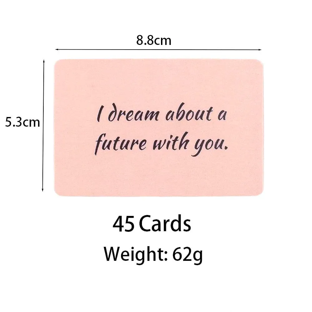Twin Flame Love Notes Oracle kártyák 45db Kártyák Jóslás Kártya Asztali Társasjáték Kártya 10,3*6cm