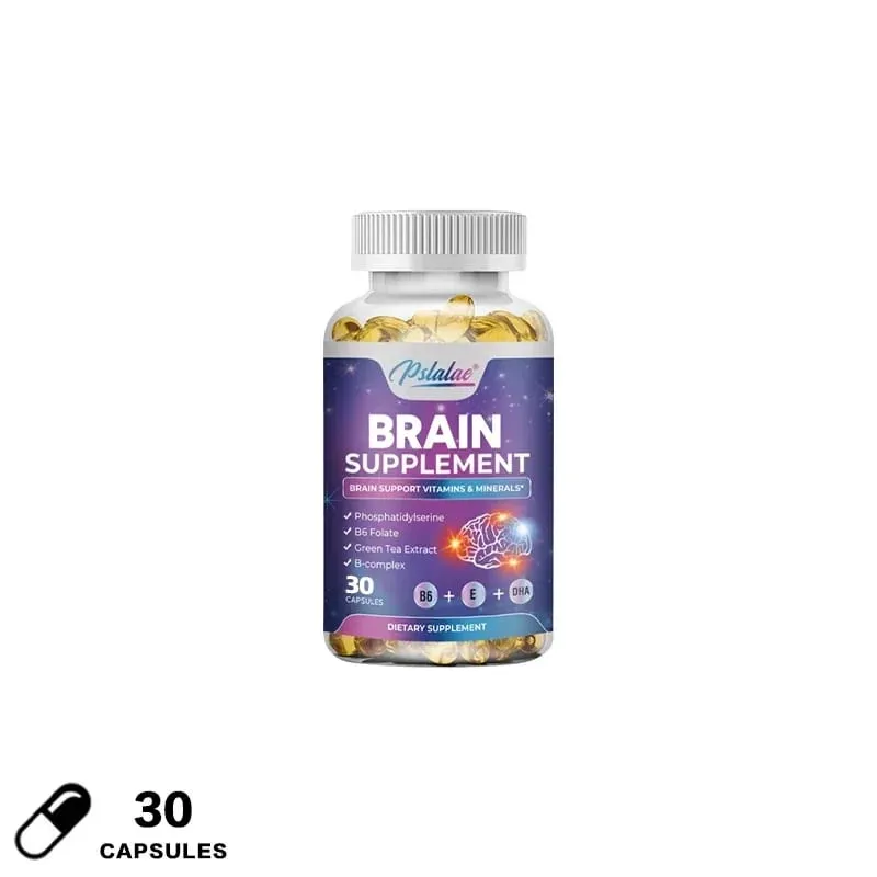 Brain Supplement - Contains B Vitamins To Support Brain Health Improve Cognitive Function and Enhance Memory and Concentration
