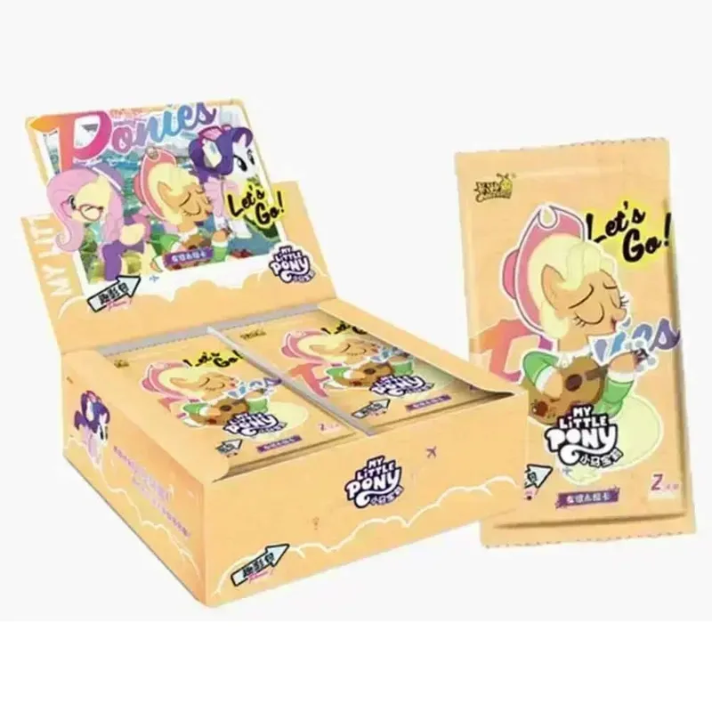 Asli My Little Pony - Kartu Persahabatan Selamanya - Paket Berbintang Edisi Kedua Kartu Balet Hadiah Gadis Periferal Anime