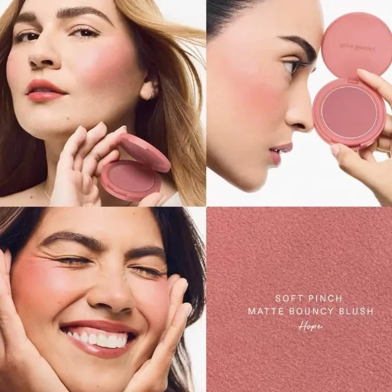 Rare Beauty Easy to Apply Highlighter Eyeshadow Palette Blush Hydrating Brightening Blush πουρέ πατάτας Ενισχύει τις λεπτομέρειες του προσώπου