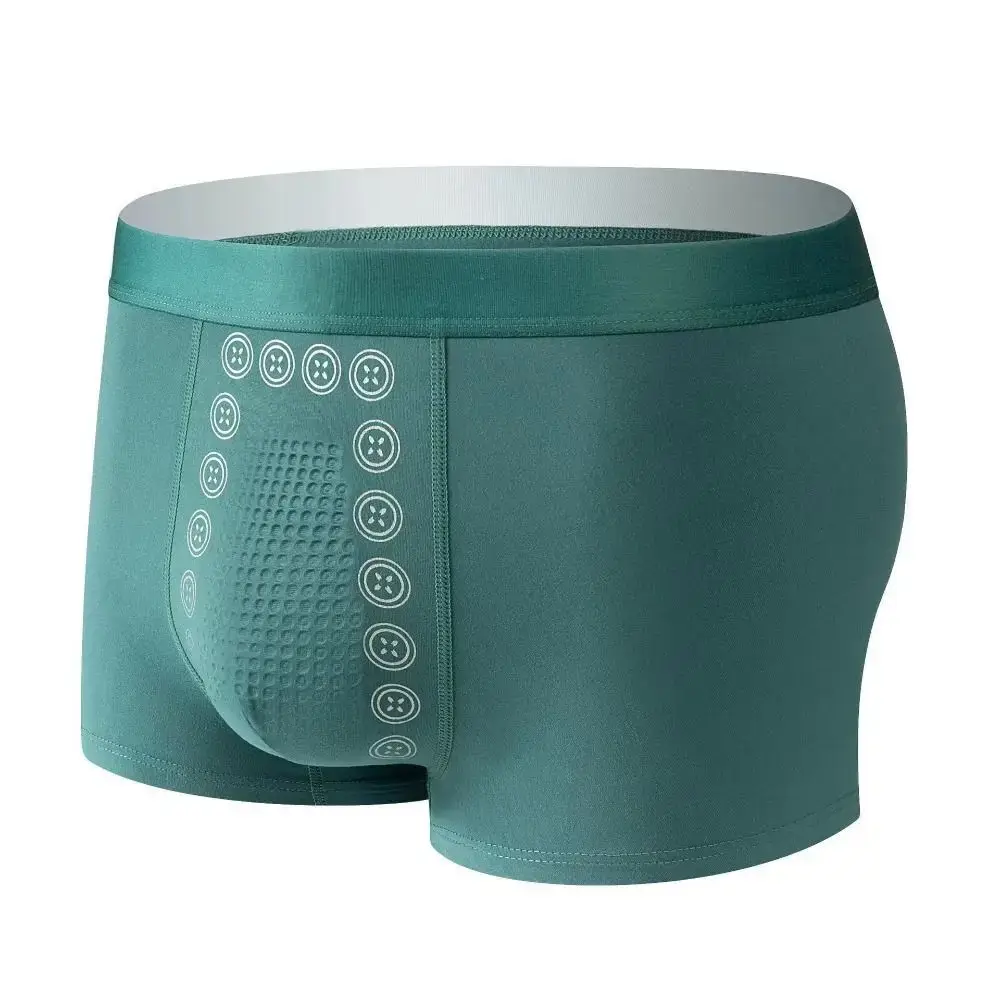 Sous-vêtements pour hommes en Polyester fibre extensible thérapie magnétique boxers pour hommes slips confortables pour un usage décontracté