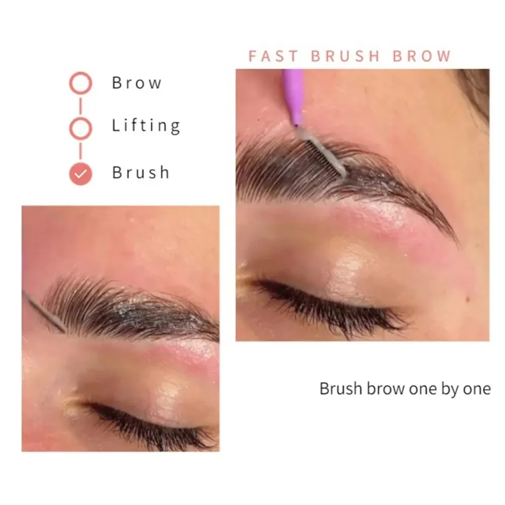 20 τμχ Mini Brush Brush Brow Perm Brush Brow Lifting Brushes Bendable Micro Eyelash Brush Applicators Εργαλεία μακιγιάζ