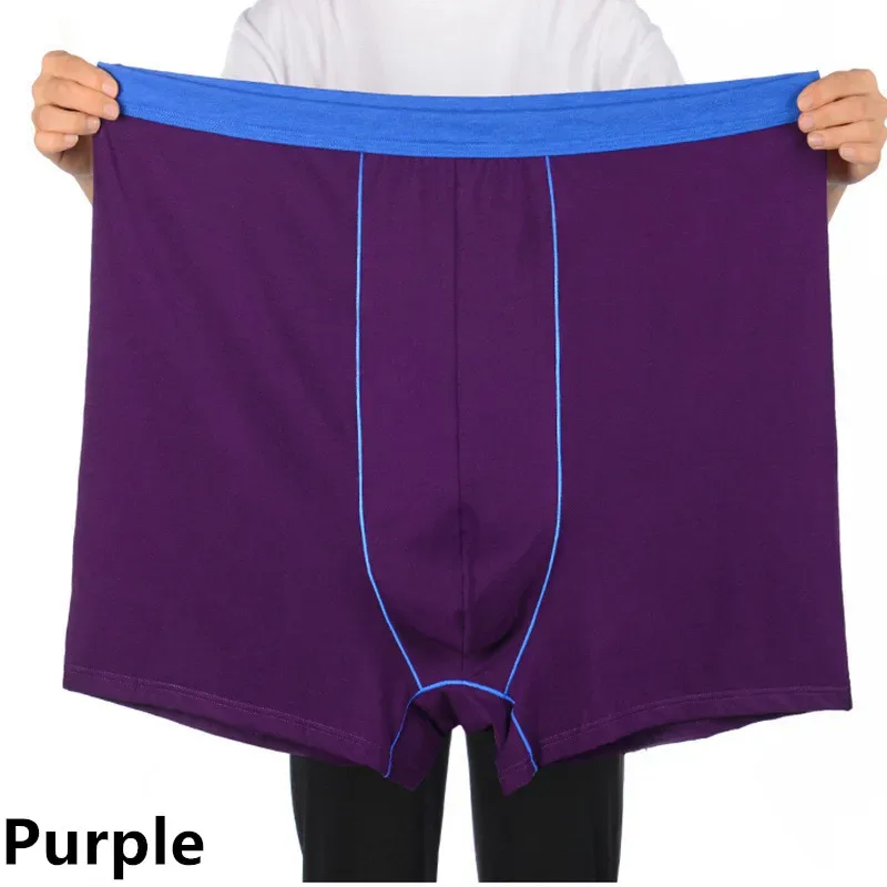 Man Underwear High Waist Cotton Loose 200KG Plus Size 10XL 12XL 13XL Boxers Male Elastic Oversized Red Blue Underpants Pantie