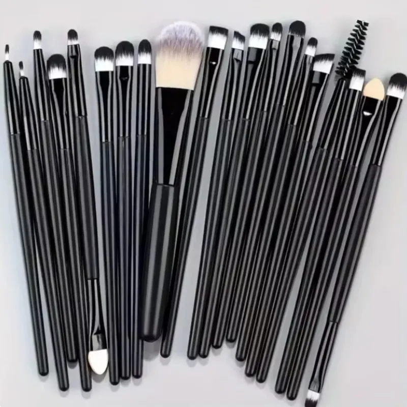 20-delige make-upborstelset Eyeliner-borstel Mengborstel Make-up kwasten voor wangen Oog Cosmetische foundationborstel Make-up kwastenset