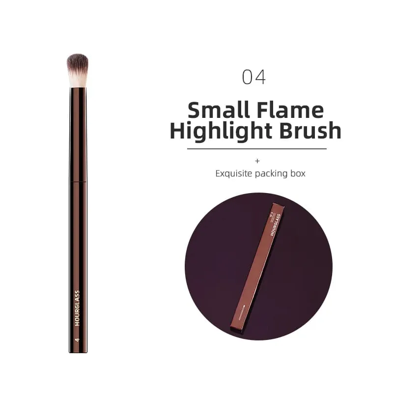 Hourglass Makeup Brush Lahat ng Uri ng Eyeshadow Foundation Concealer Powder Bronzer Blusher Eyeliner Retractable Professional Brushes
