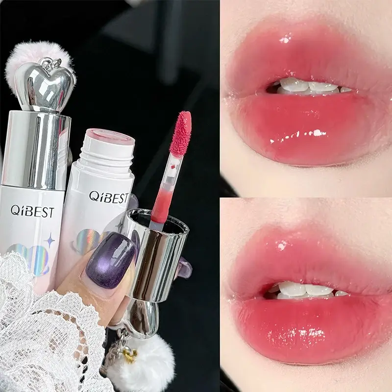 Liquid Lip Gloss Lipstick Glossy Finish High-Shine Losting Moisturize Αντικολλητικό Γυάλινο Lip Glaze Μακιγιάζ Lip Stain Pigment