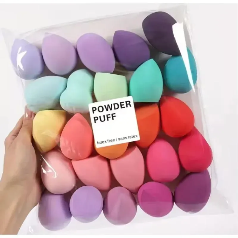 4/7/18-delige make-upsponsset Geschikt voor vloeibare BB-crème Poedertoepassing Make-up Ei Droog Nat Tweeërlei gebruik Poederdons Meisje