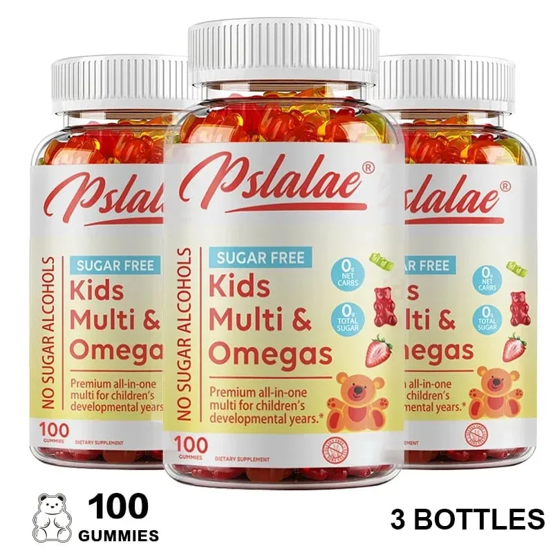 Kids Multivitamins Gummies - Ενισχύει το ανοσοποιητικό Προωθεί την υγιή ανάπτυξη του εγκεφάλου και του σώματος Παρέχει ενέργεια