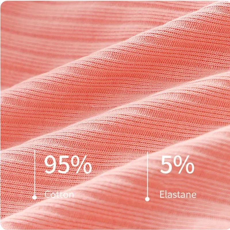 Men's Ribbed Cotton Separate Pouch Briefs Breathable Low Rise Soft Stretch Underwear Panties 1PC